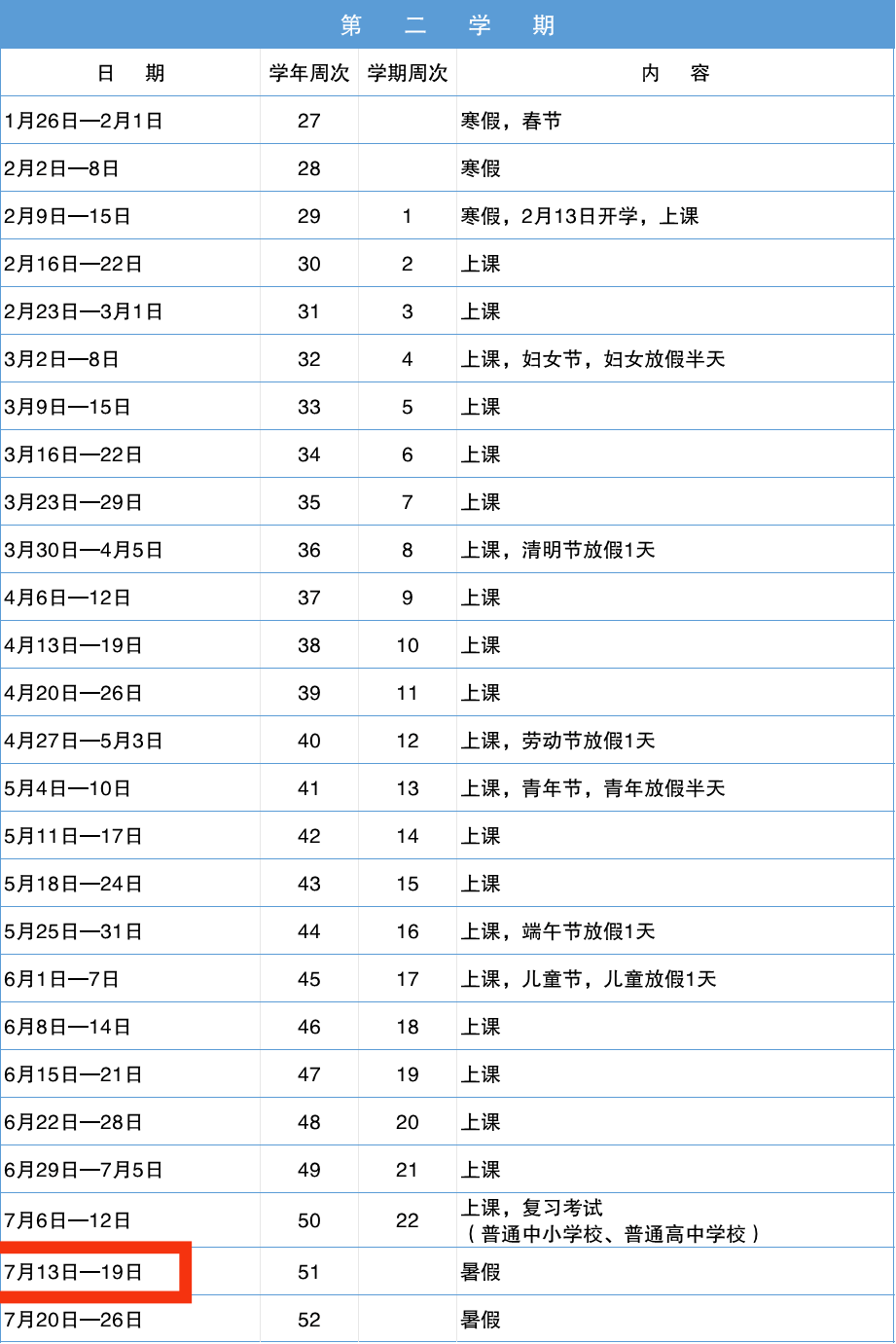 暑假放假时间定了！