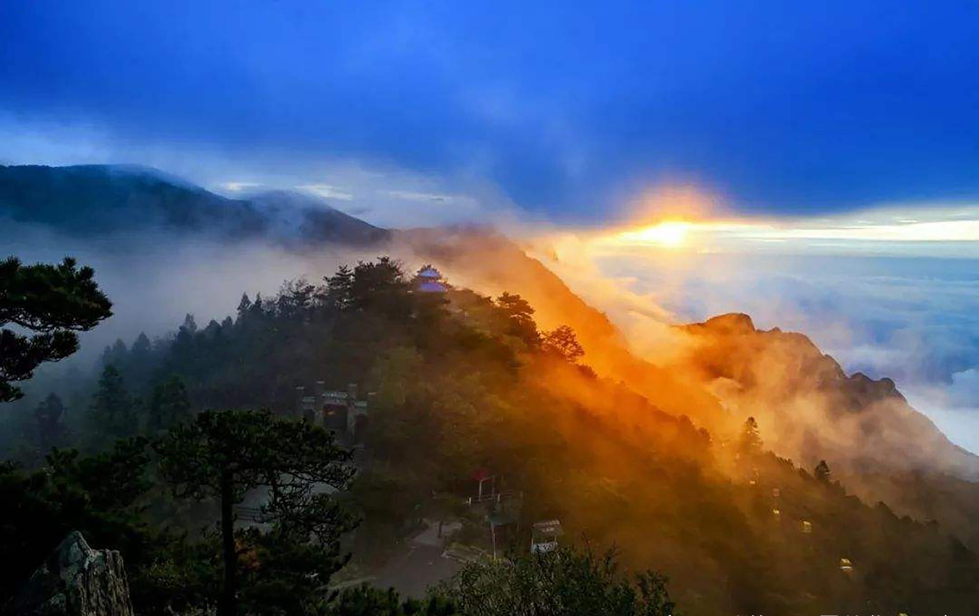 庐山揽胜 湖光山色的含鄱口|含鄱口|庐山|五老峰_新浪新闻