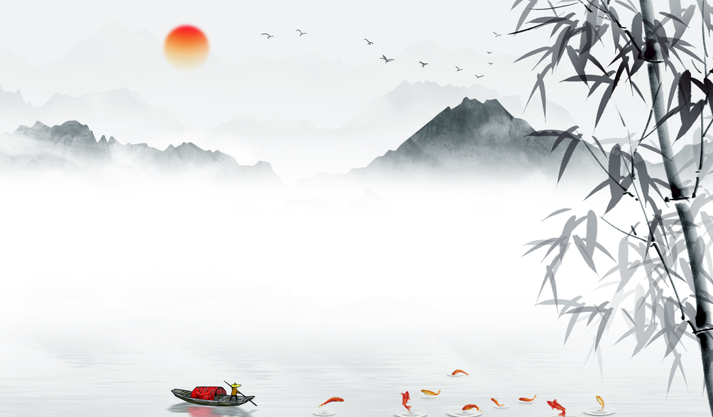 竹子客廳山水新畫 文件分層