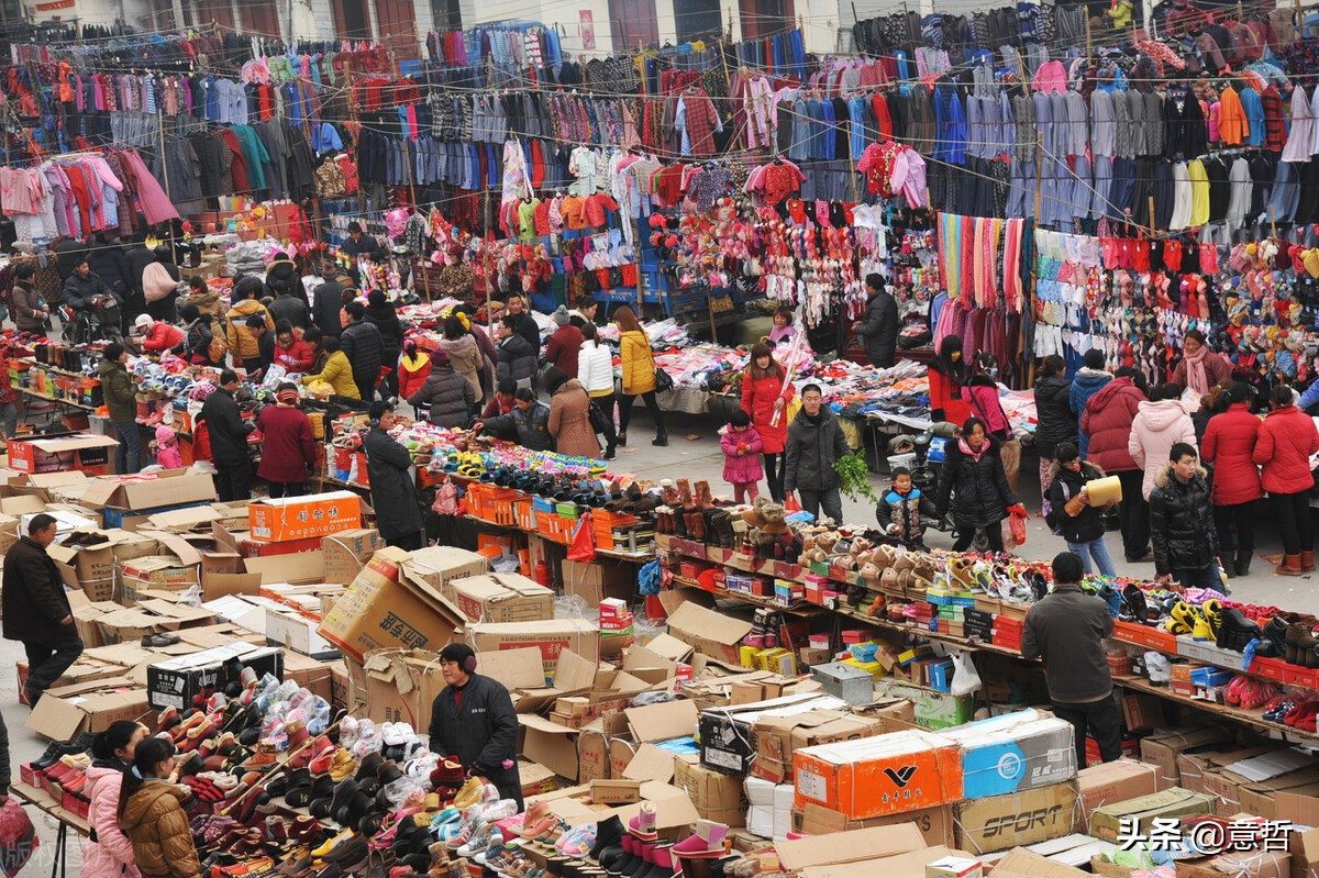 90年代河南農(nóng)村趕年集