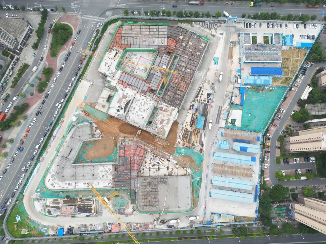 小学项目空中俯瞰。项目部提供