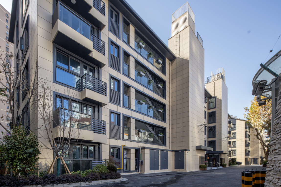 改造后的普育東路101弄項目。受訪者供圖